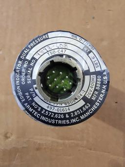 OIL PRESS/TEMP 6608404-1, DUAL OIL TEMP 523001 & AIRSPEED INDICATOR 2C131(02B7C1)