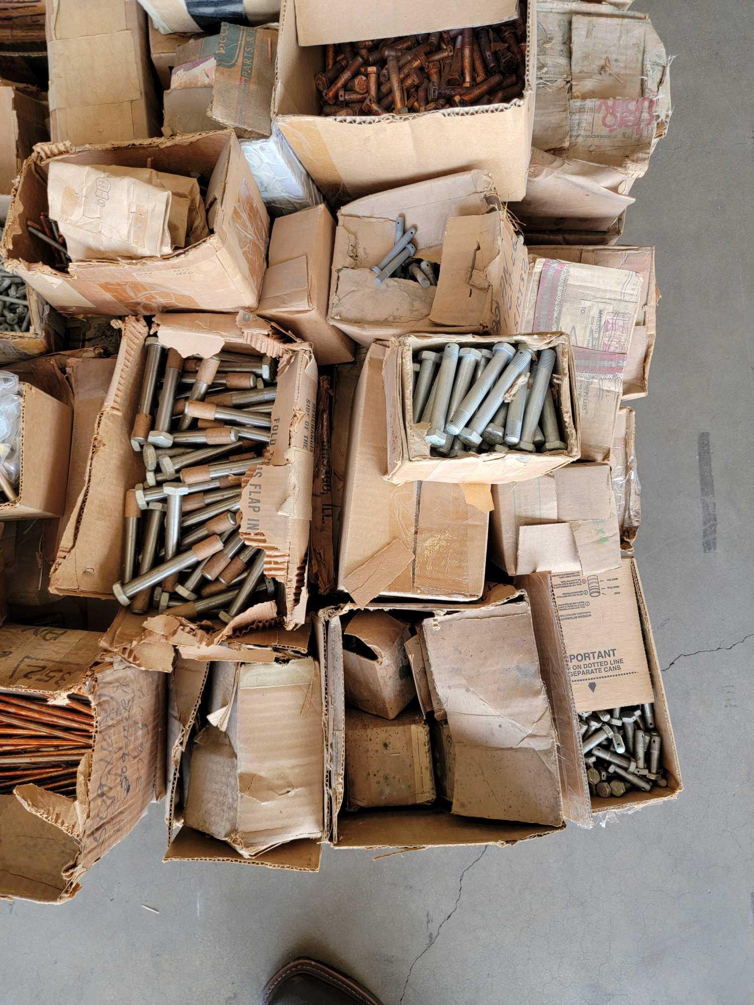 PALLETS OF BOLTS & PINS (1,850 LBS)