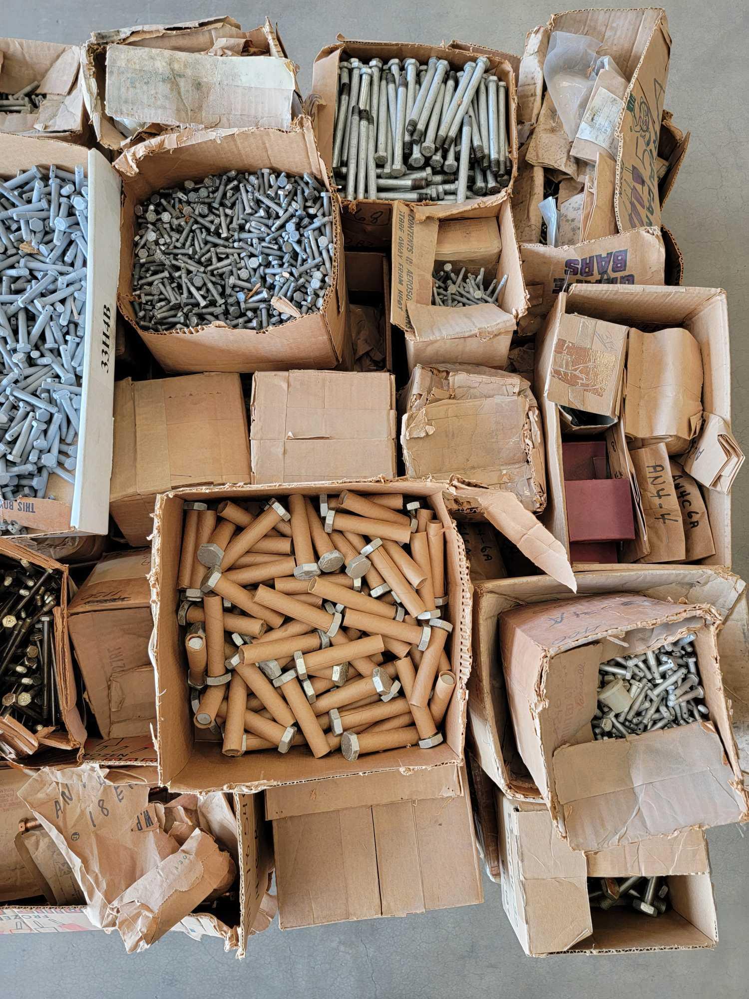 PALLETS OF BOLTS & PINS (1,850 LBS)