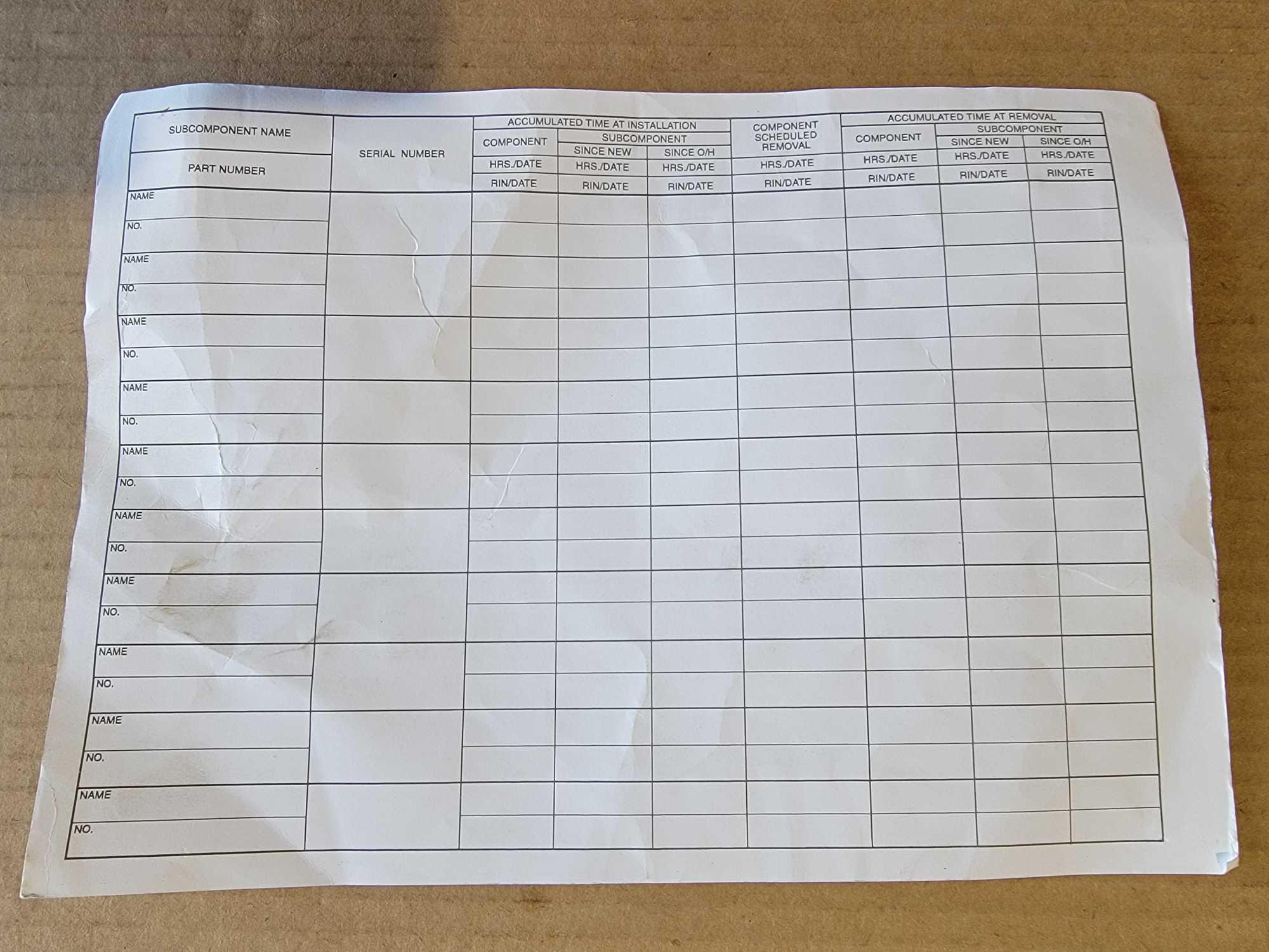 BELL 407 TAILBOOM 407-530-014-101 (WITH HARDCARD)