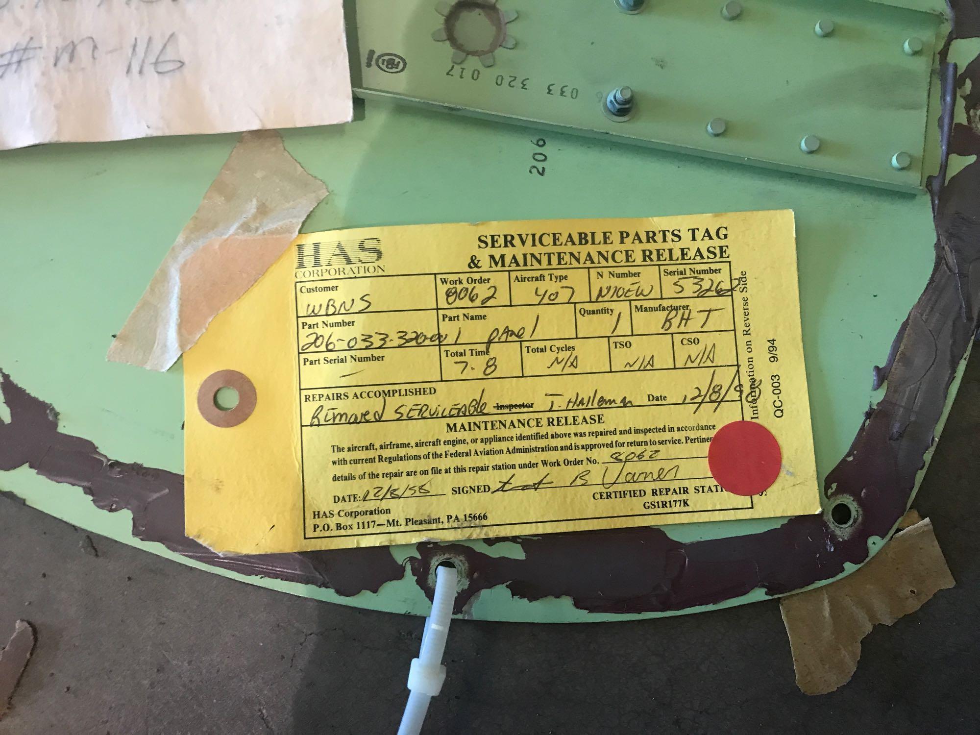 LONGRANGER AIRFRAME PANELS