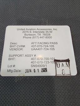 BELL 407 AFT FACING SEATS 407-070-724-105 REMOVED FOR EMS MOD