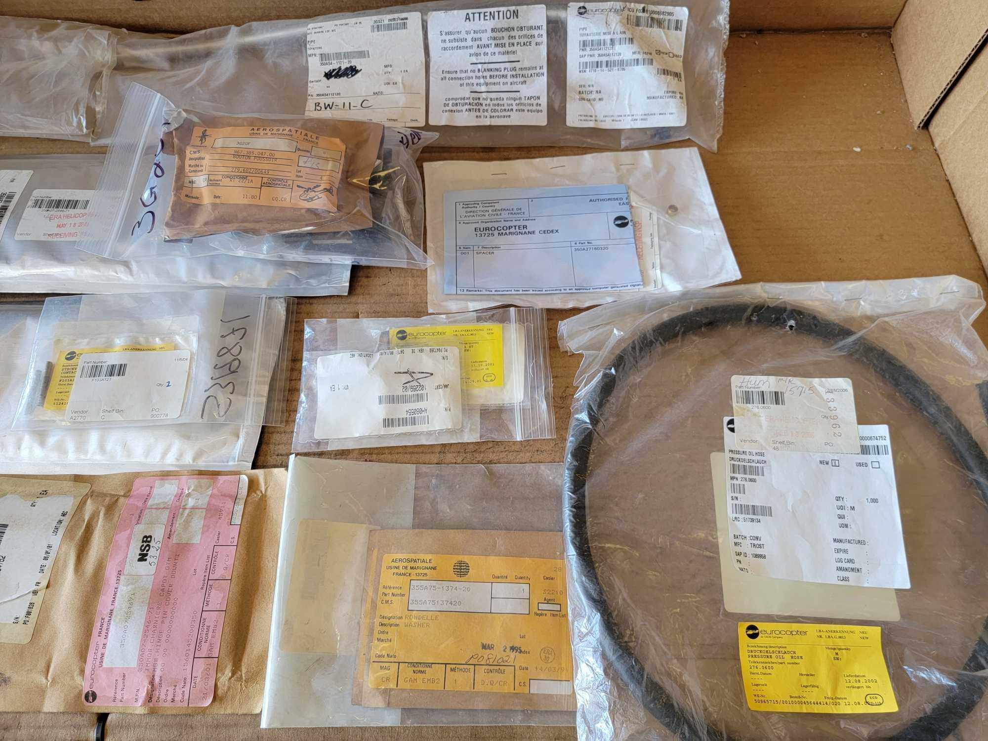 NE AS350 AIRFRAME REPAIR INV AND SERVICEABLE 109/119 INVENTORY