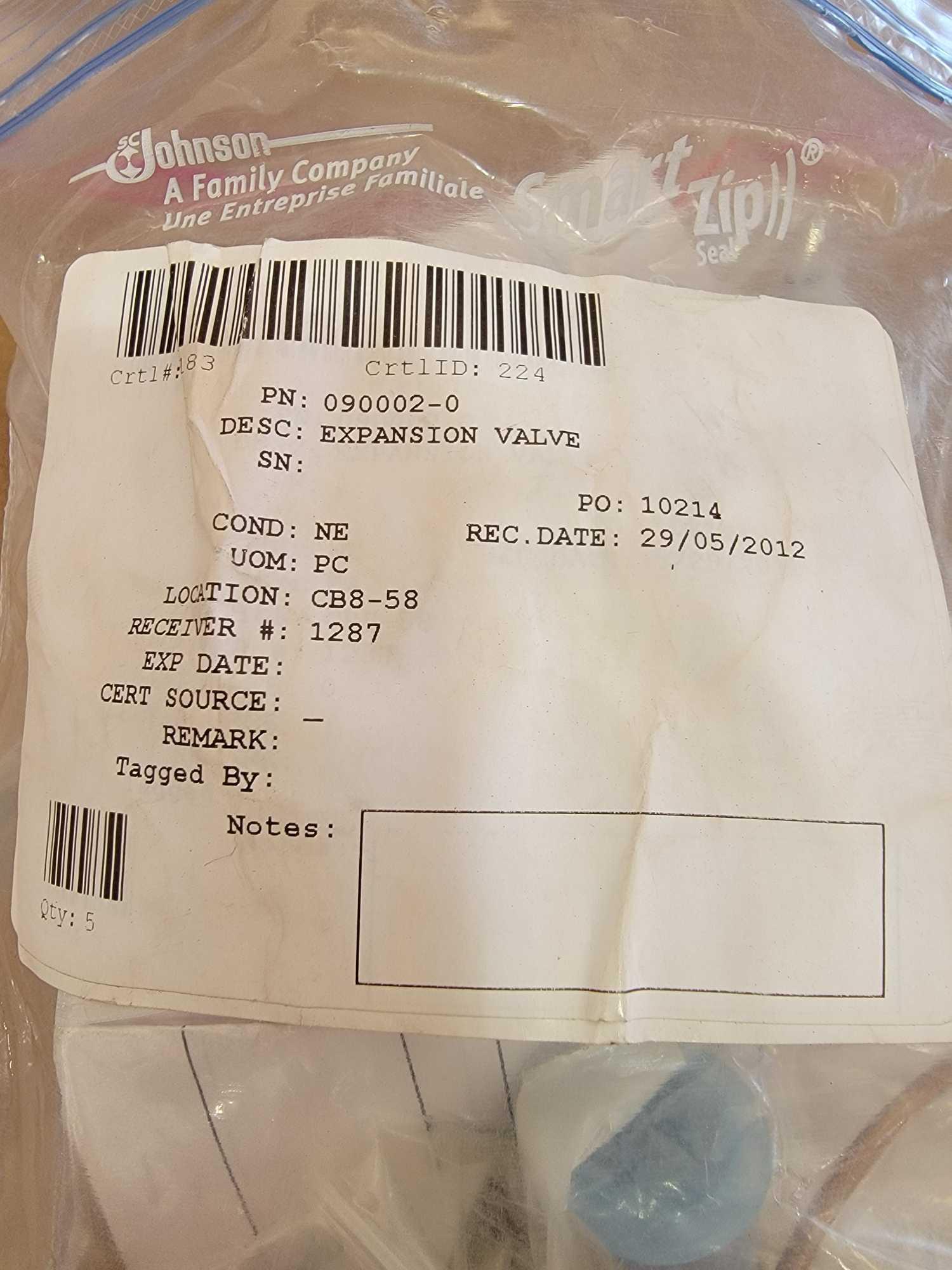 AS350 EVAPORATOR 350A400-2 (OVERHAULED), EXPANSION VALVES 090002-0 (NEW) AND AC INVENTORY