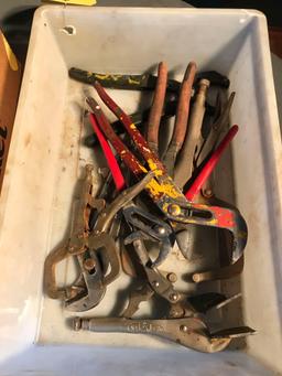 PLIERS, CHANNEL LOCKS & WELDING CLAMPS