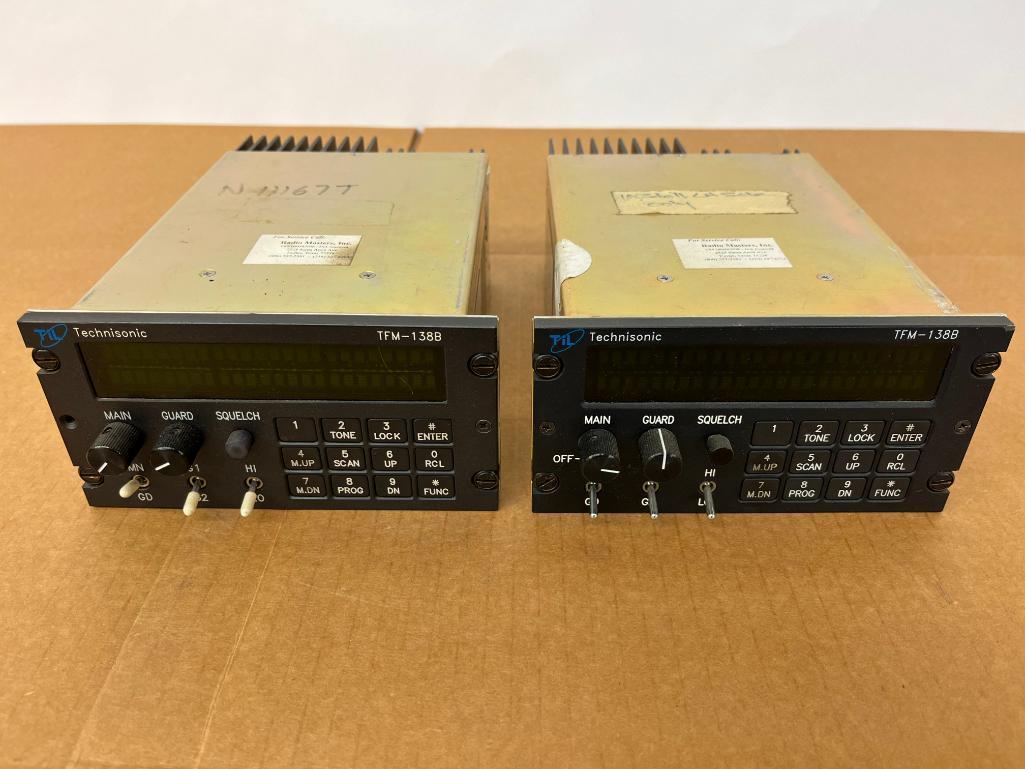 TECHNISONIC TFM-138B VHF/FM TRANSCEIVERS 921012-1
