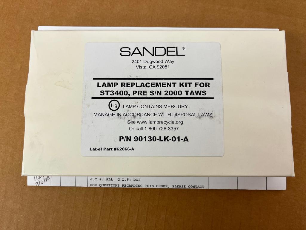 SANDEL ST3400 LAMP REPLACEMENT KITS (4) 90130-LK-01-A, (2) 90130-LK-A (NEW)