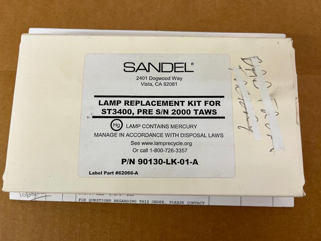 SANDEL ST3400 LAMP REPLACEMENT KITS (4) 90130-LK-01-A, (2) 90130-LK-A (NEW)