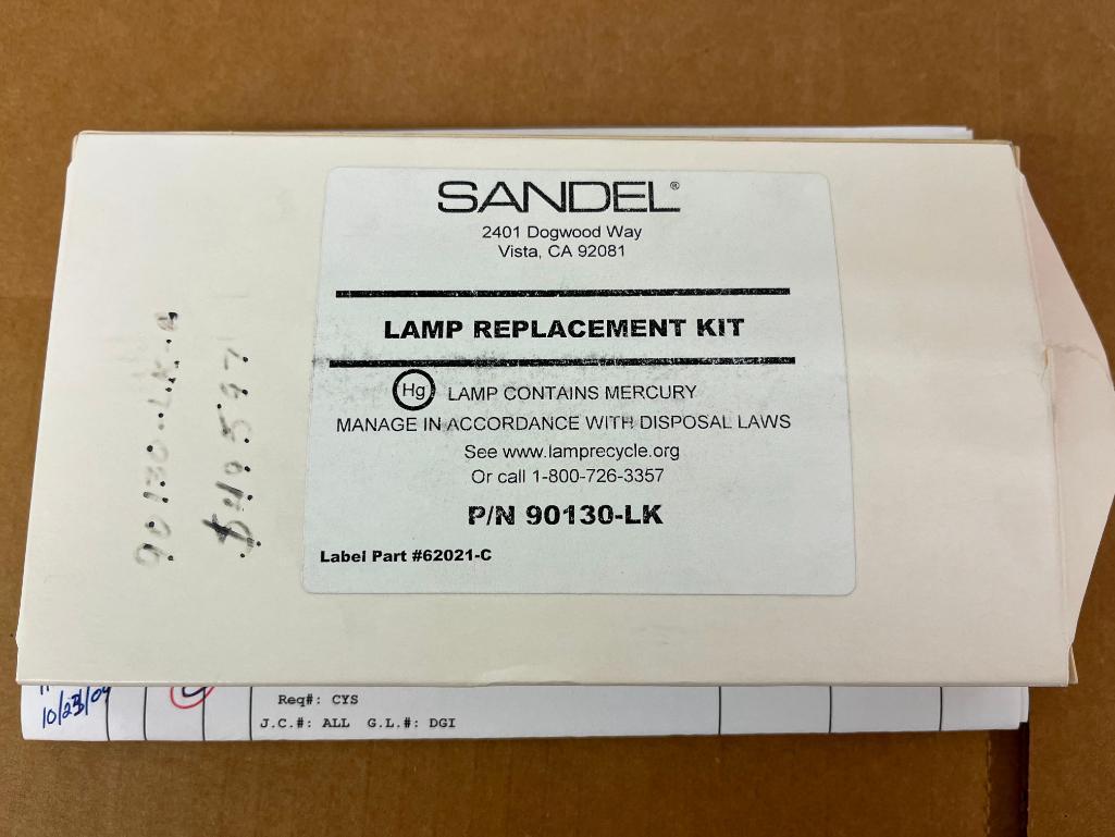 SANDEL ST3400 LAMP REPLACEMENT KITS (4) 90130-LK-01-A, (2) 90130-LK-A (NEW)