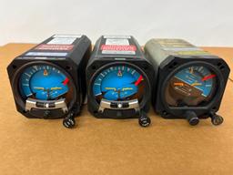 MID-CONTINENT & BF GOODRICH ATTITUDE INDICATORS (2) 4300-311, (1) 504-0111-905