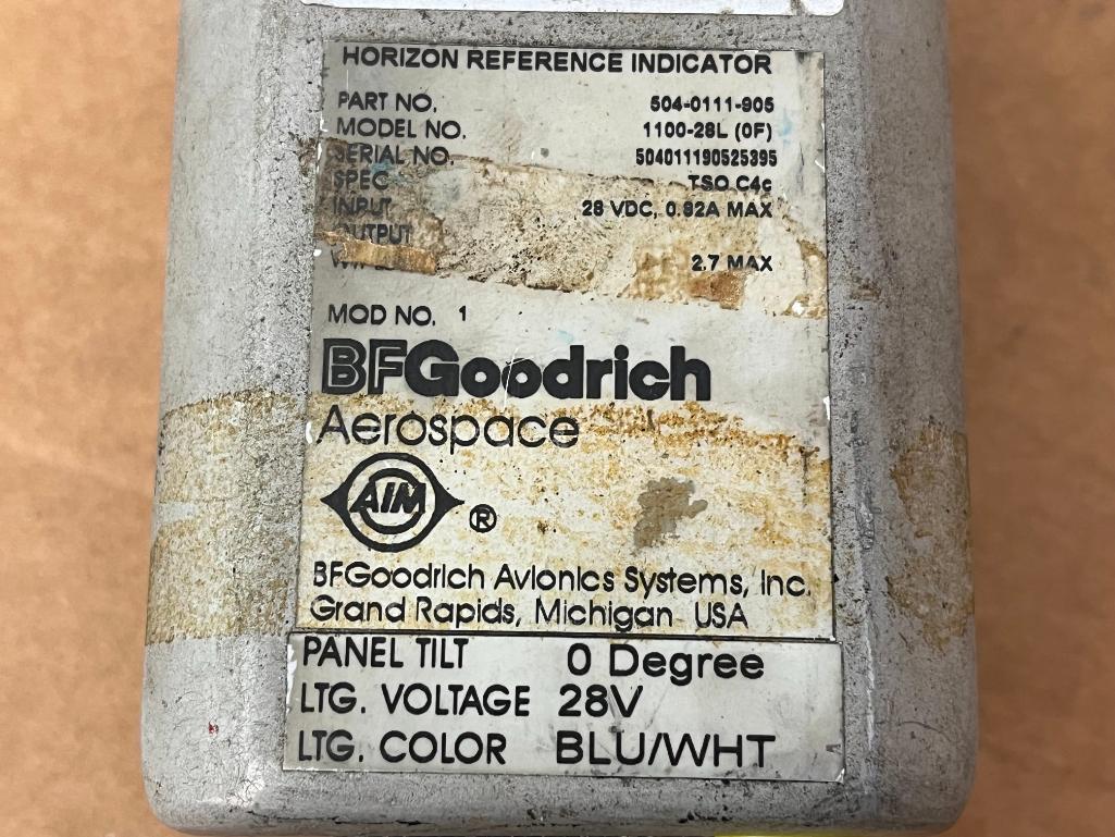 MID-CONTINENT & BF GOODRICH ATTITUDE INDICATORS (2) 4300-311, (1) 504-0111-905
