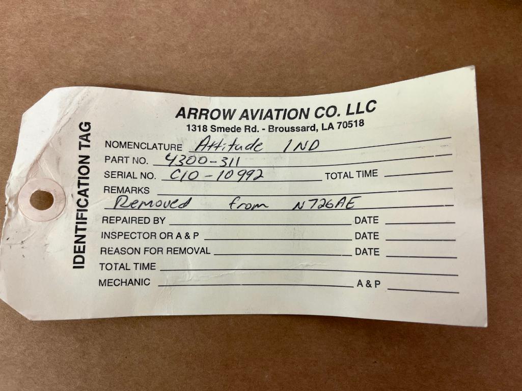 MID-CONTINENT & BF GOODRICH ATTITUDE INDICATORS (2) 4300-311, (1) 504-0111-905
