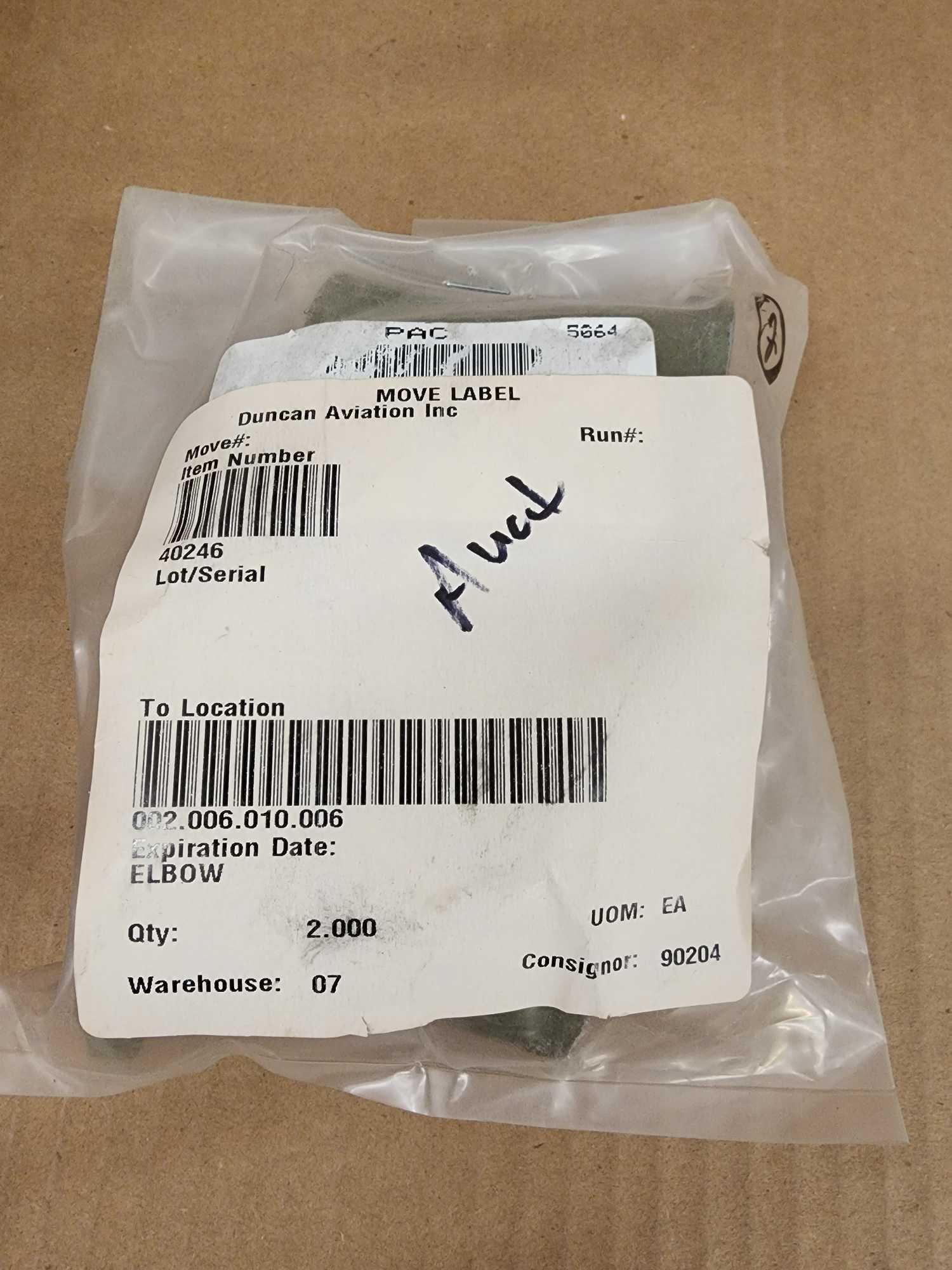 0-200 INTAKE ELBOWS 40246, CONTINENTAL OIL SEAL SA530917, ENGINE HARDWARE AND ACCY REPAIR INVENTORY