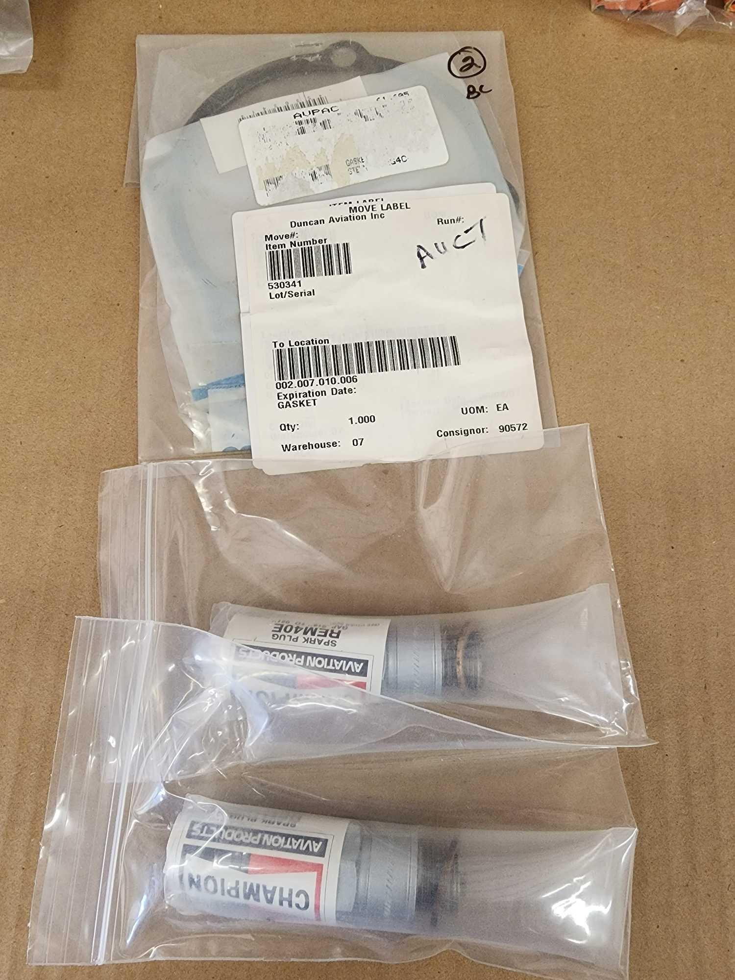 0-200 INTAKE ELBOWS 40246, CONTINENTAL OIL SEAL SA530917, ENGINE HARDWARE AND ACCY REPAIR INVENTORY