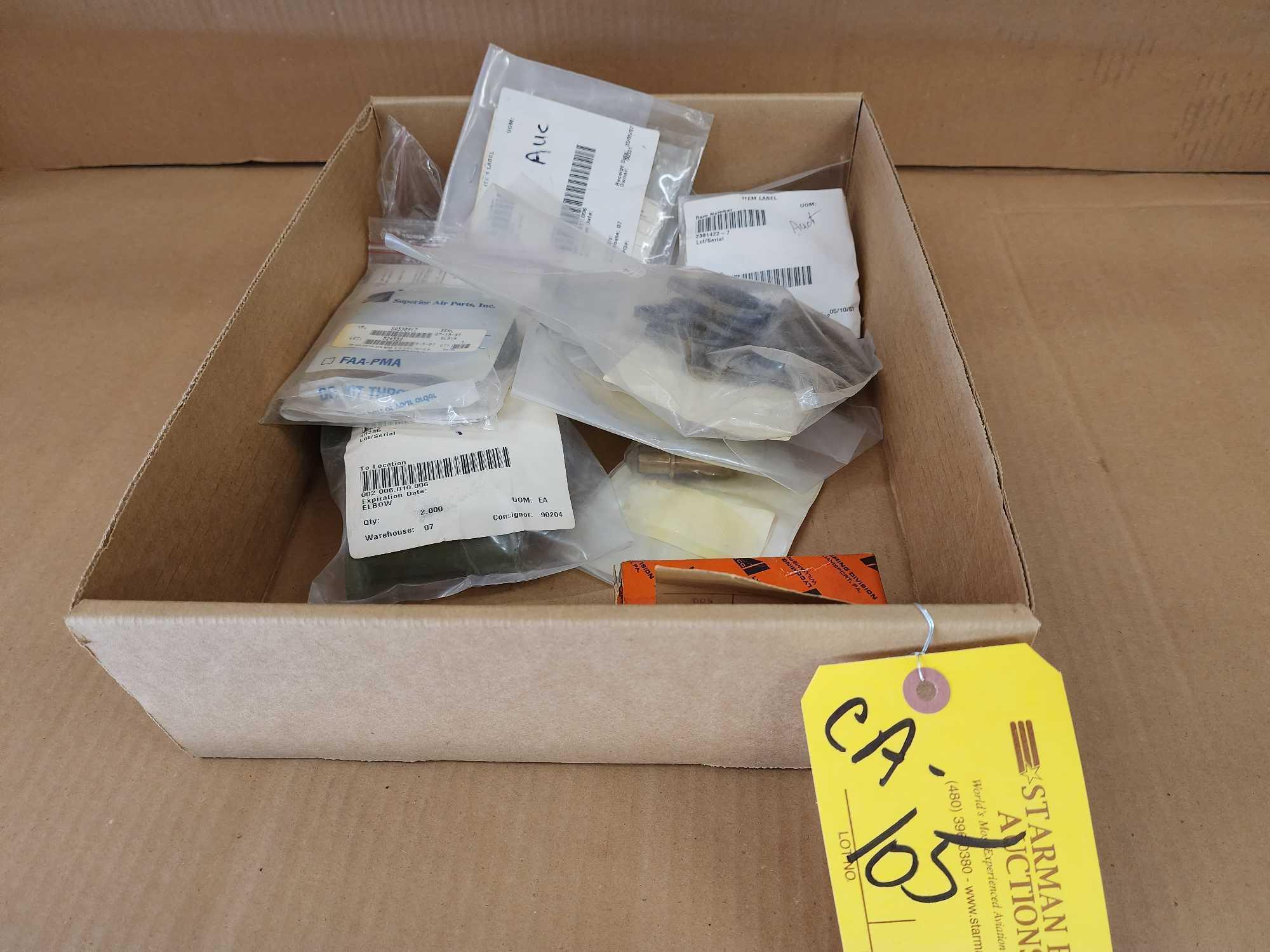 0-200 INTAKE ELBOWS 40246, CONTINENTAL OIL SEAL SA530917, ENGINE HARDWARE AND ACCY REPAIR INVENTORY