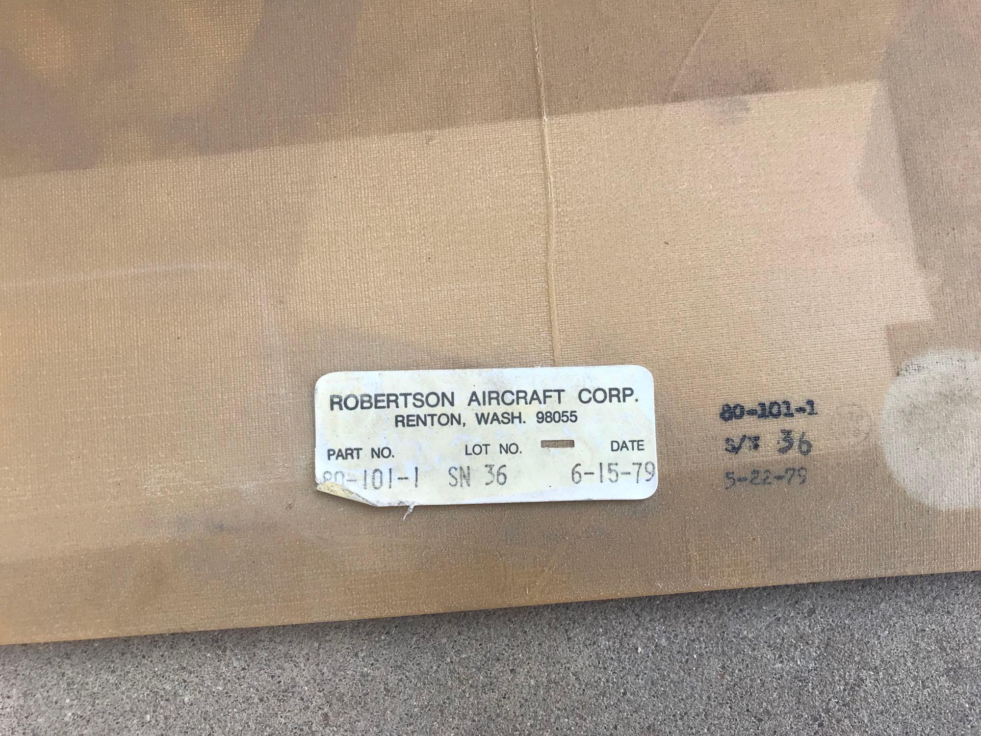 NEW ROBERTSON STOL/AIRFRAME KIT INVENTORY