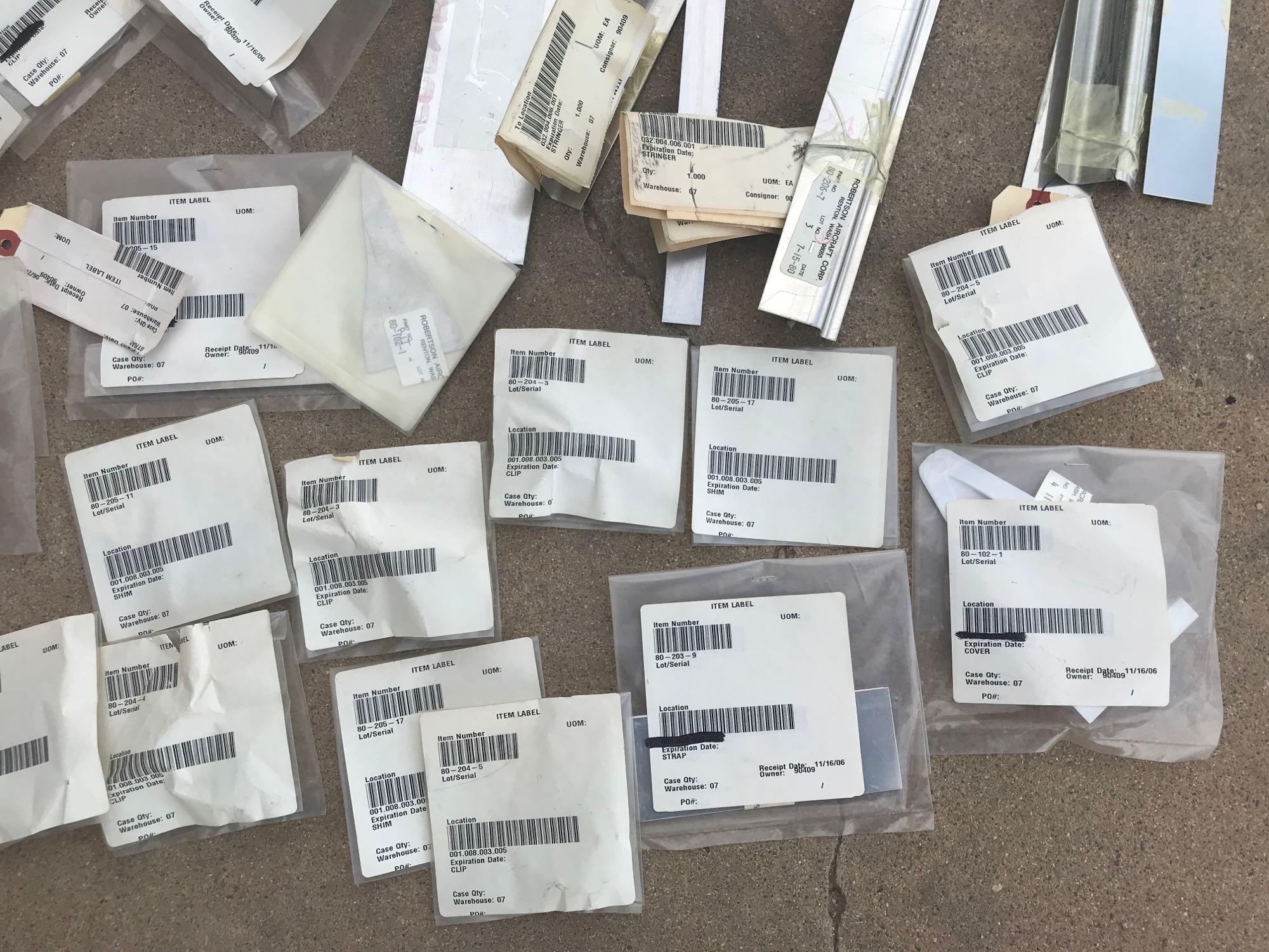 NEW ROBERTSON STOL/AIRFRAME KIT INVENTORY