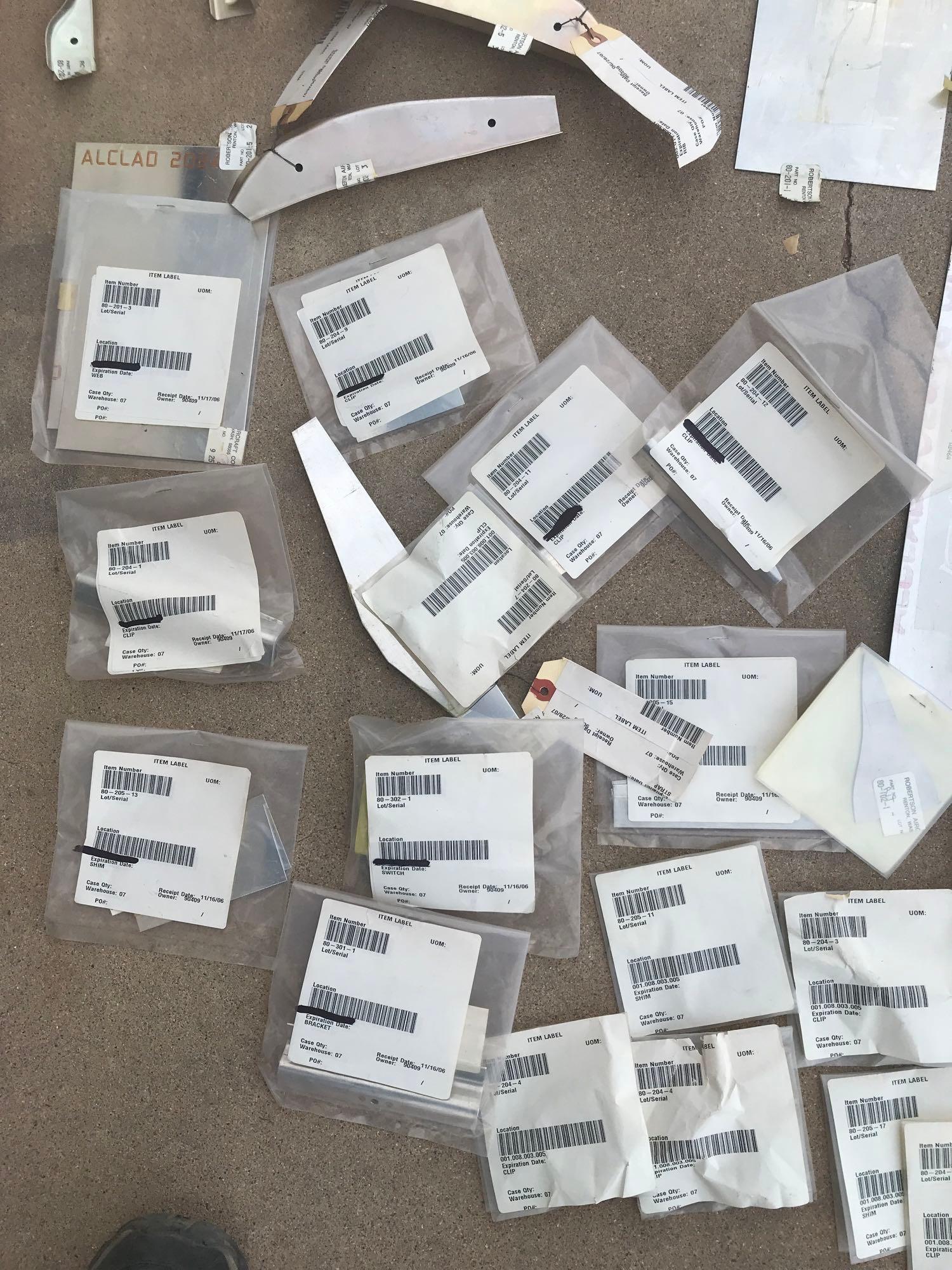 NEW ROBERTSON STOL/AIRFRAME KIT INVENTORY