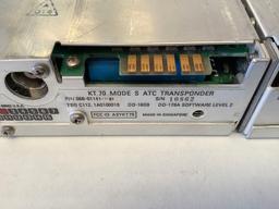 KING KT70 TRANSPONDERS (2 WITH DAMAGED KNOBS)