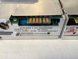 KING KT70 TRANSPONDERS (2 WITH DAMAGED KNOBS)
