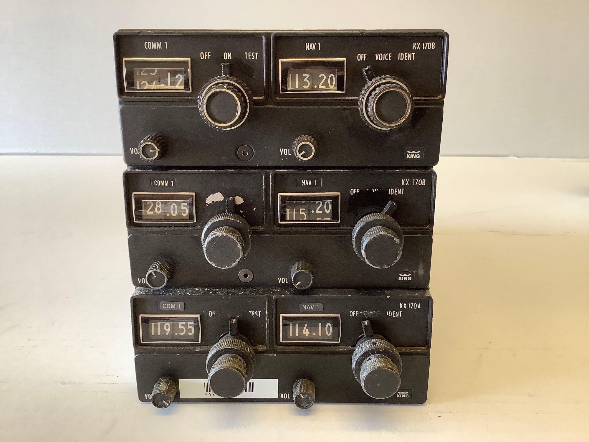 KING KX 170A/B, 175B NAV COMS AND TNL2000A GPS