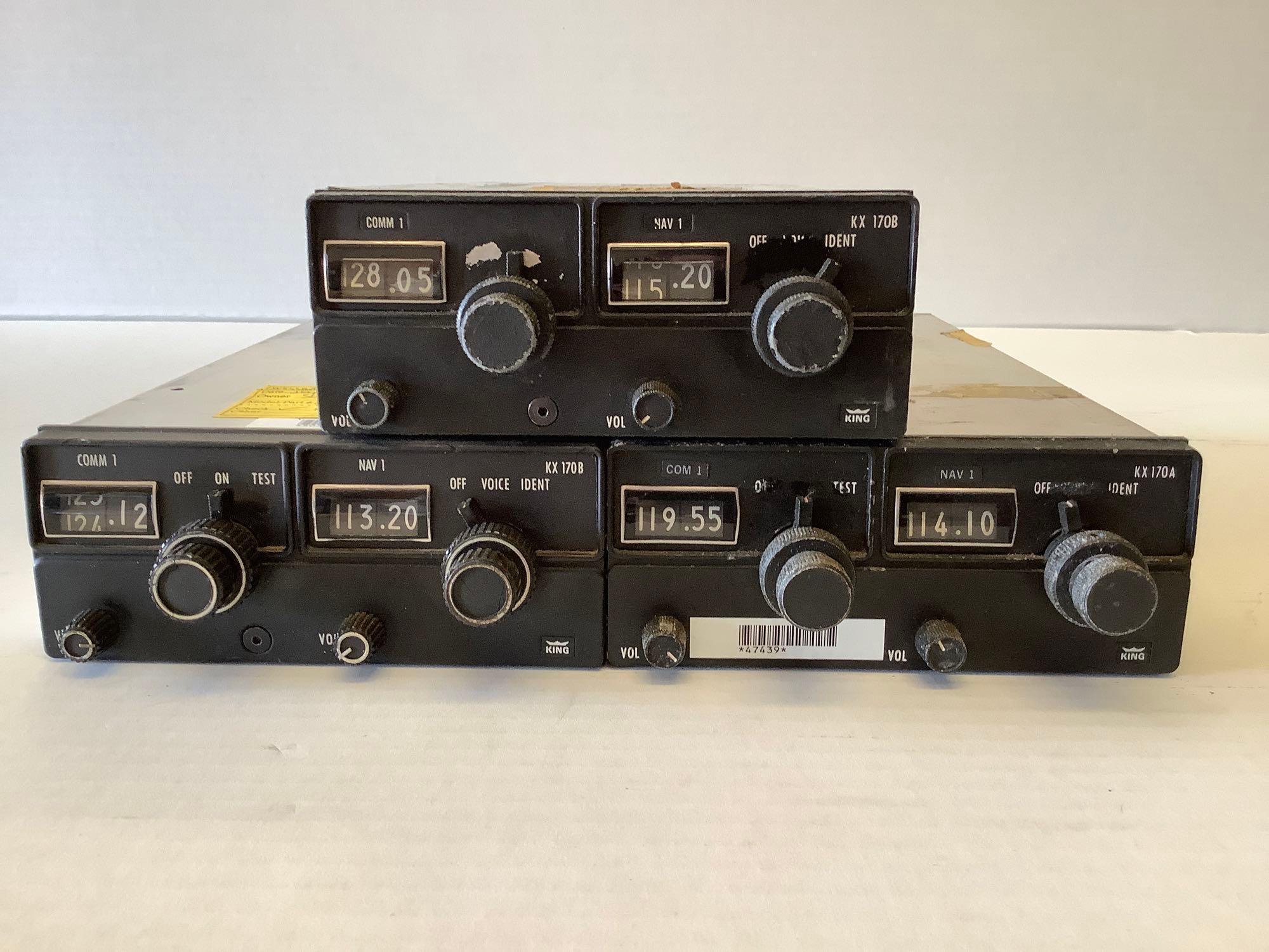 KING KX 170A/B, 175B NAV COMS AND TNL2000A GPS