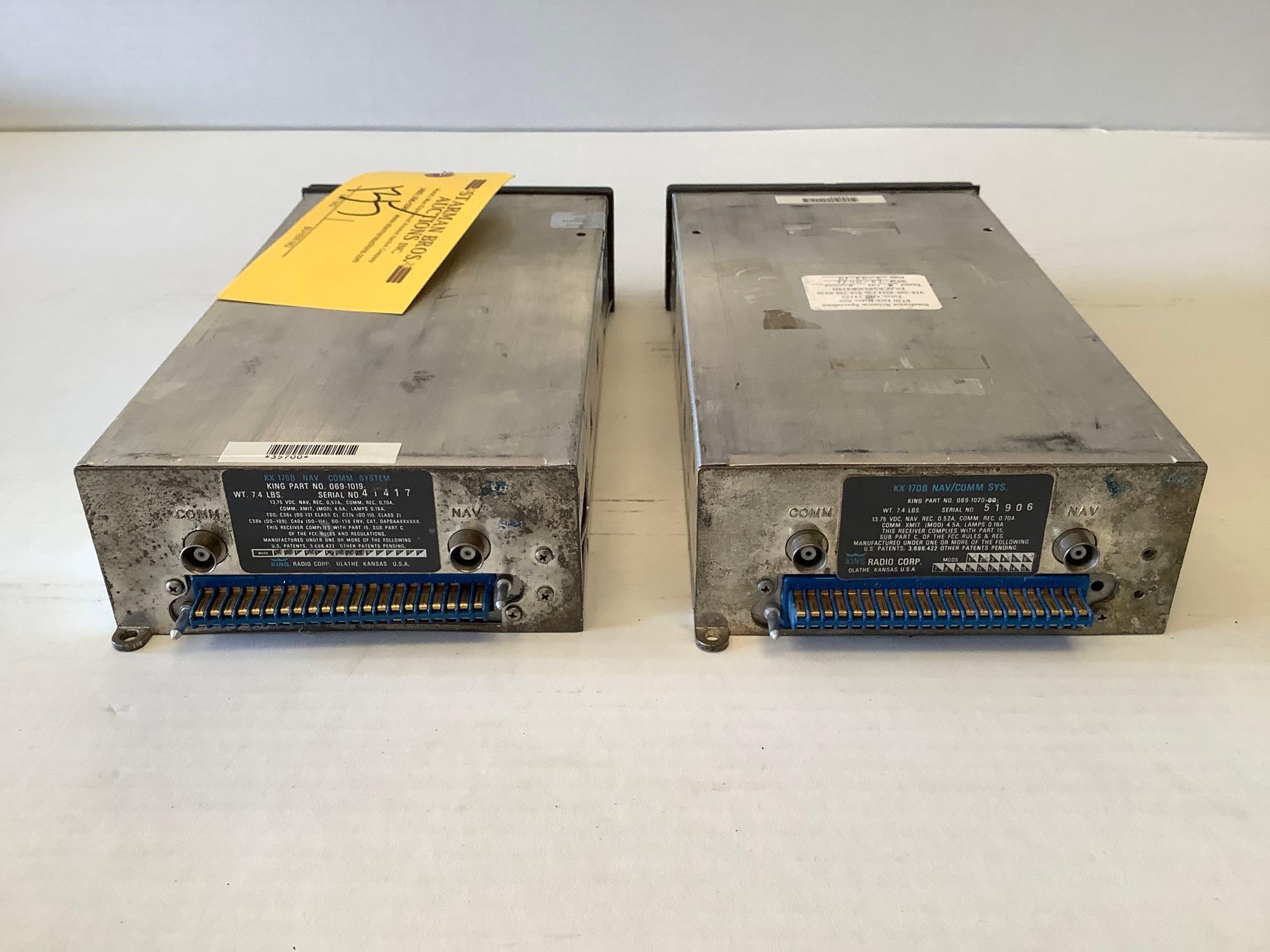 KING KX 170A/B, 175B NAV COMS AND TNL2000A GPS