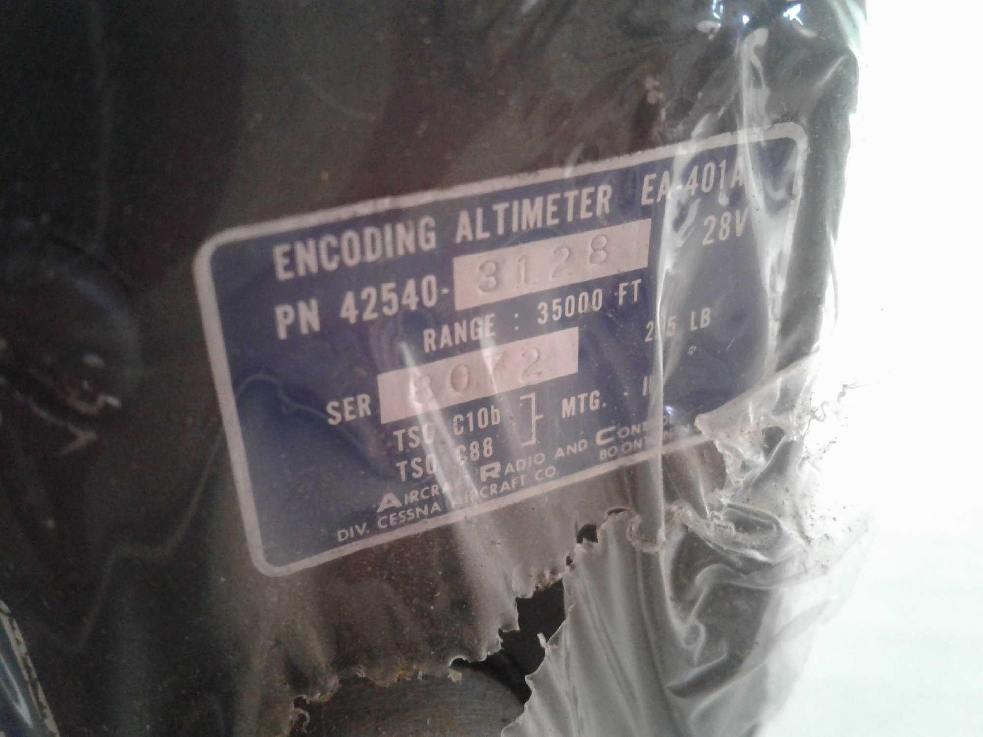 ARC EA-401A ENCODING ALTIMETERS