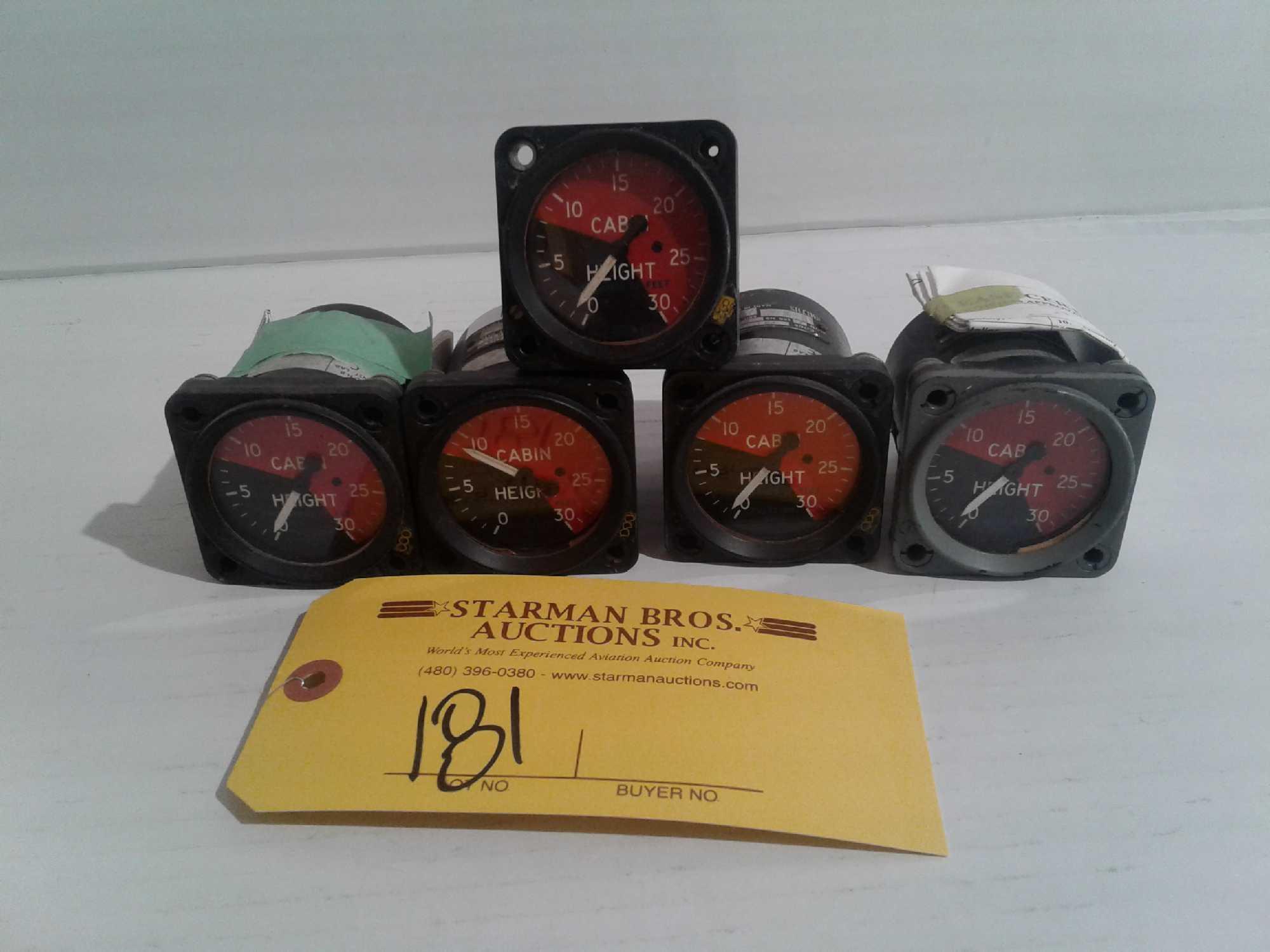 (5) CABIN HEIGHT GAUGES
