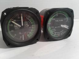 FUEL FLOW INDICATORS 60-384070-3, CM2642, 6331 & PM-44-11