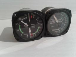 FUEL FLOW INDICATORS 60-384070-3, CM2642, 6331 & PM-44-11
