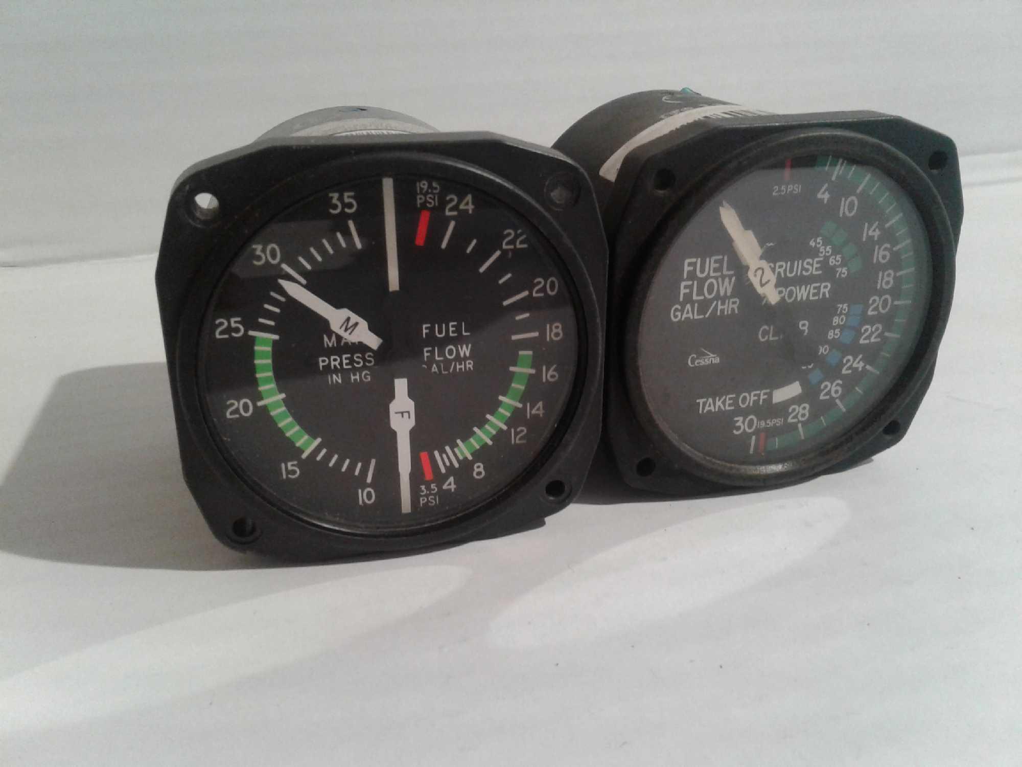 FUEL FLOW INDICATORS 60-384070-3, CM2642, 6331 & PM-44-11