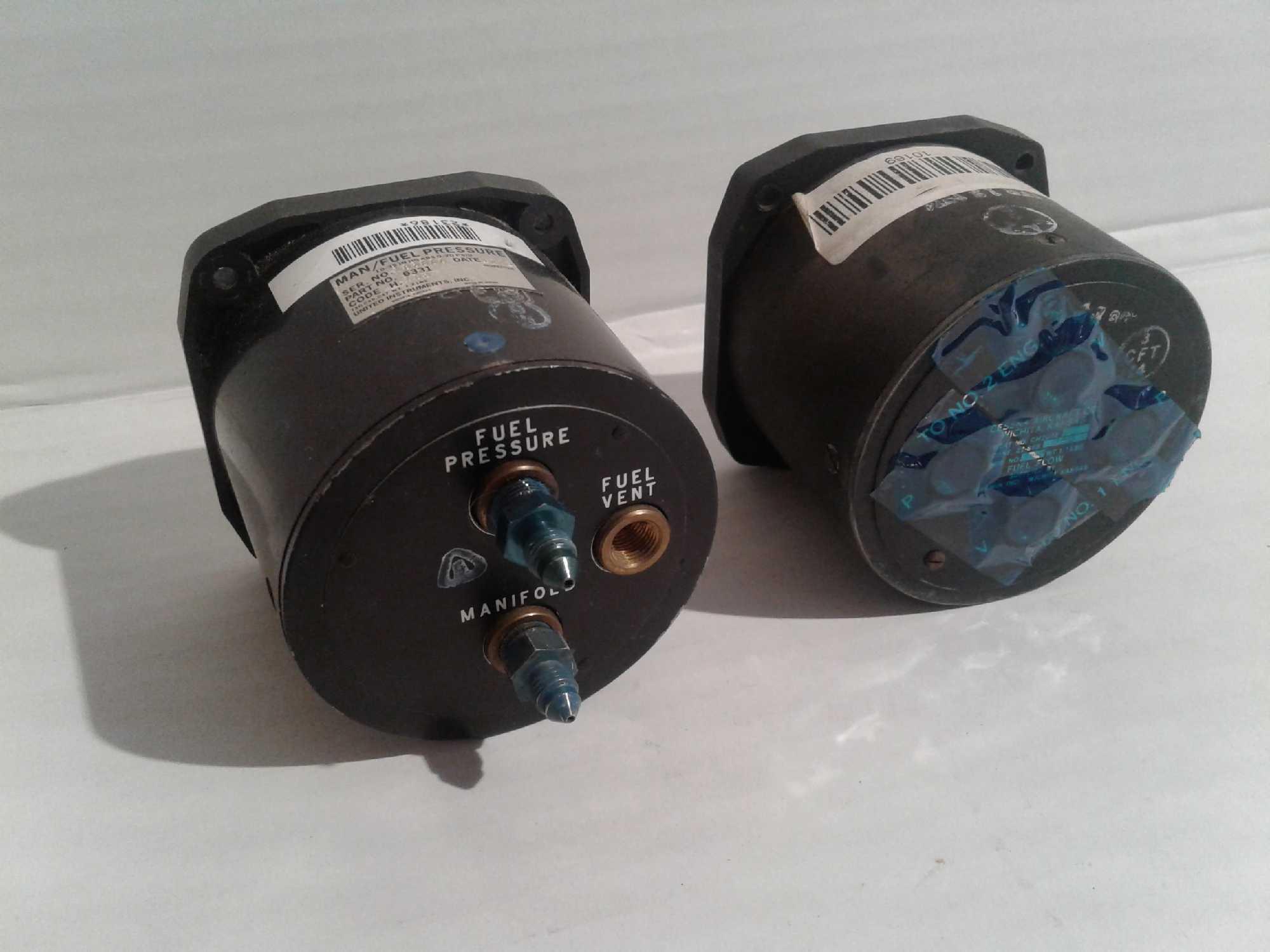 FUEL FLOW INDICATORS 60-384070-3, CM2642, 6331 & PM-44-11