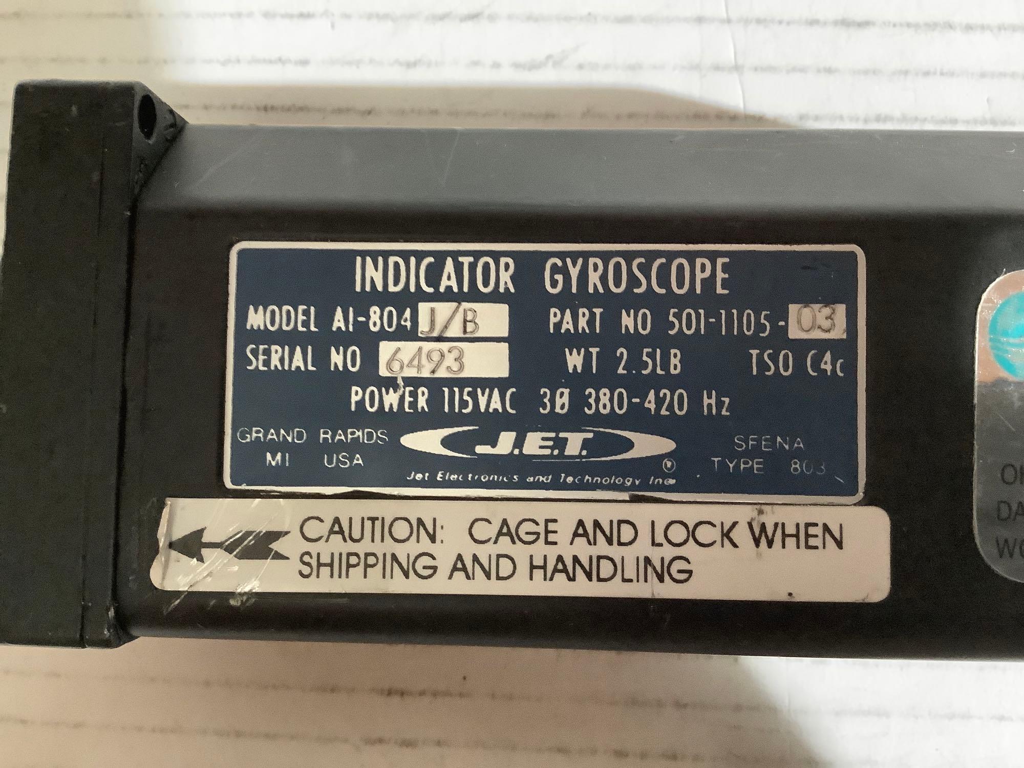 AI-804E & -804JB GYRO'S 501-1105-03 & 501-1036-05