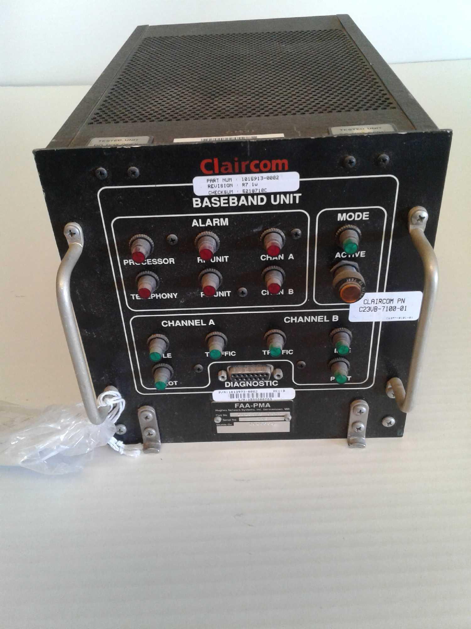 (LOT) CLAIRCOM UNITS (1 INSPECTED)