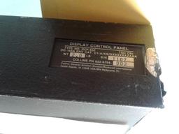 HONEYWELL RI-206, 4026206-902 & COLLINS DCP-85E, 622-6794-002 & DSP-85B, 622-9116-001 CONTROL PANELS