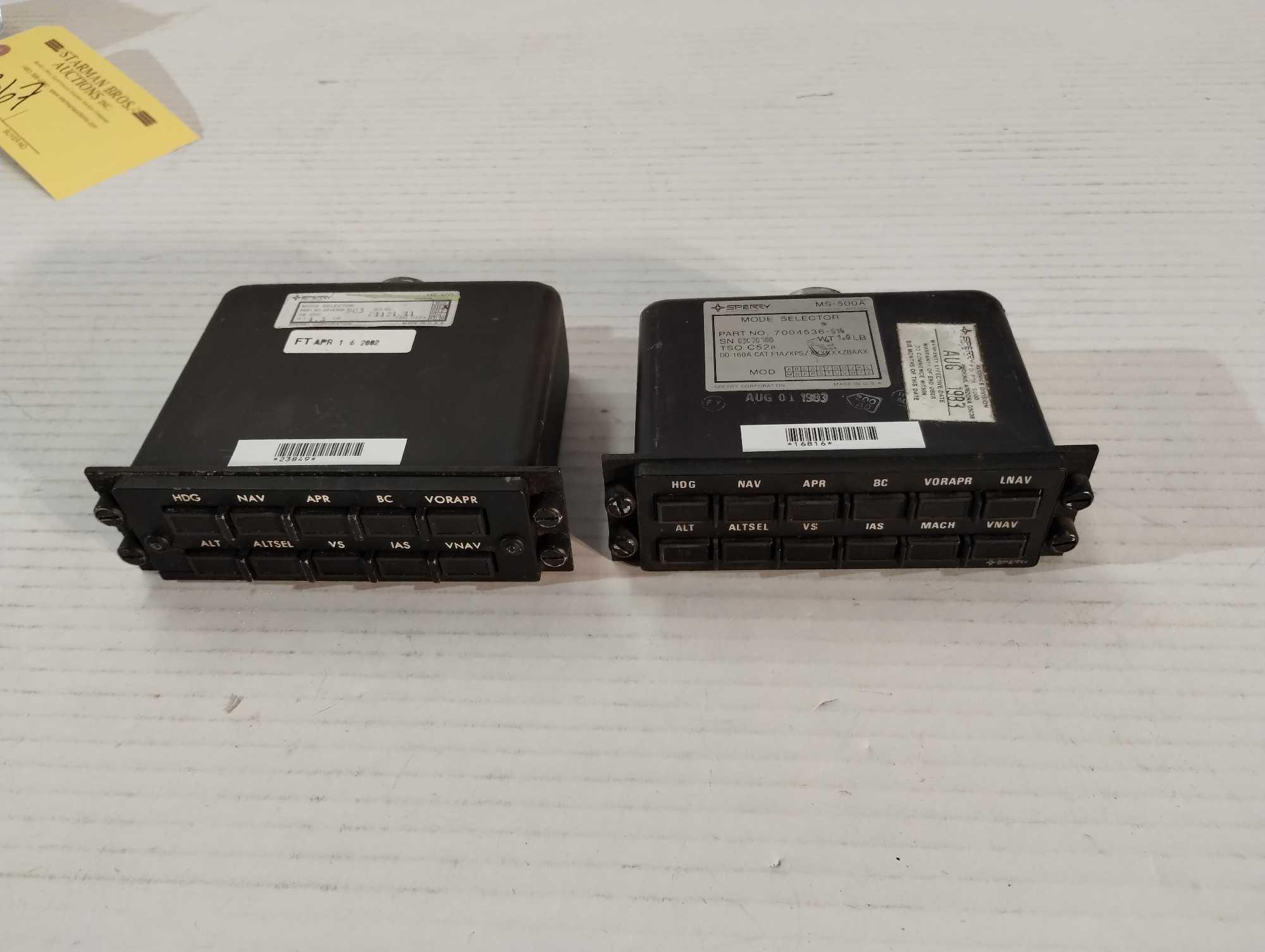 (LOT) HONEYWELL THRUST RATING PANEL 4058254-901 & MS-500/500A PANELS