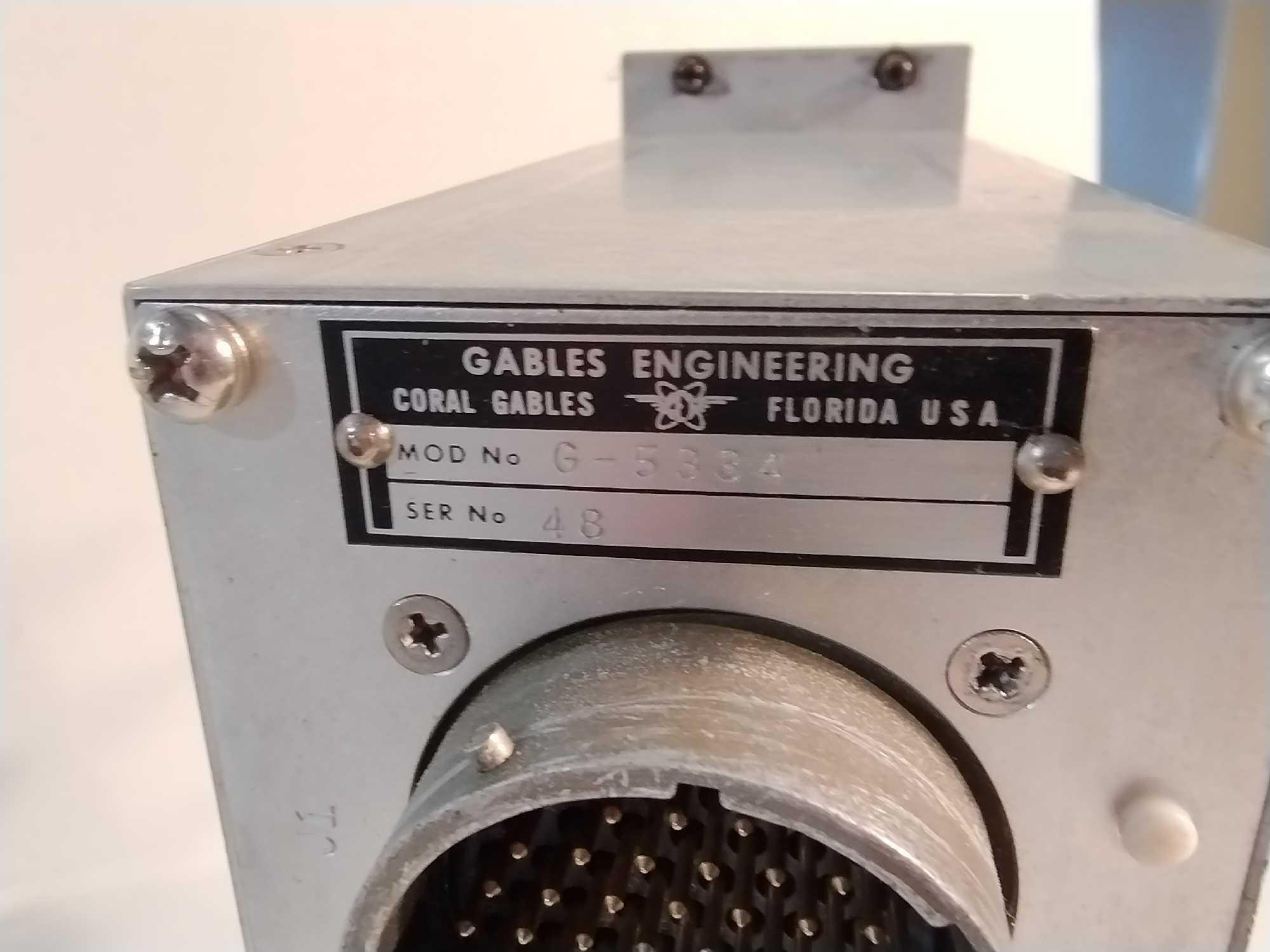 CABLES RADIO CONTROL PANELS G-5325A, G-6136B, G-4118, G-4501A, G-5717A, G-5708A (INSPECTED), G-5334