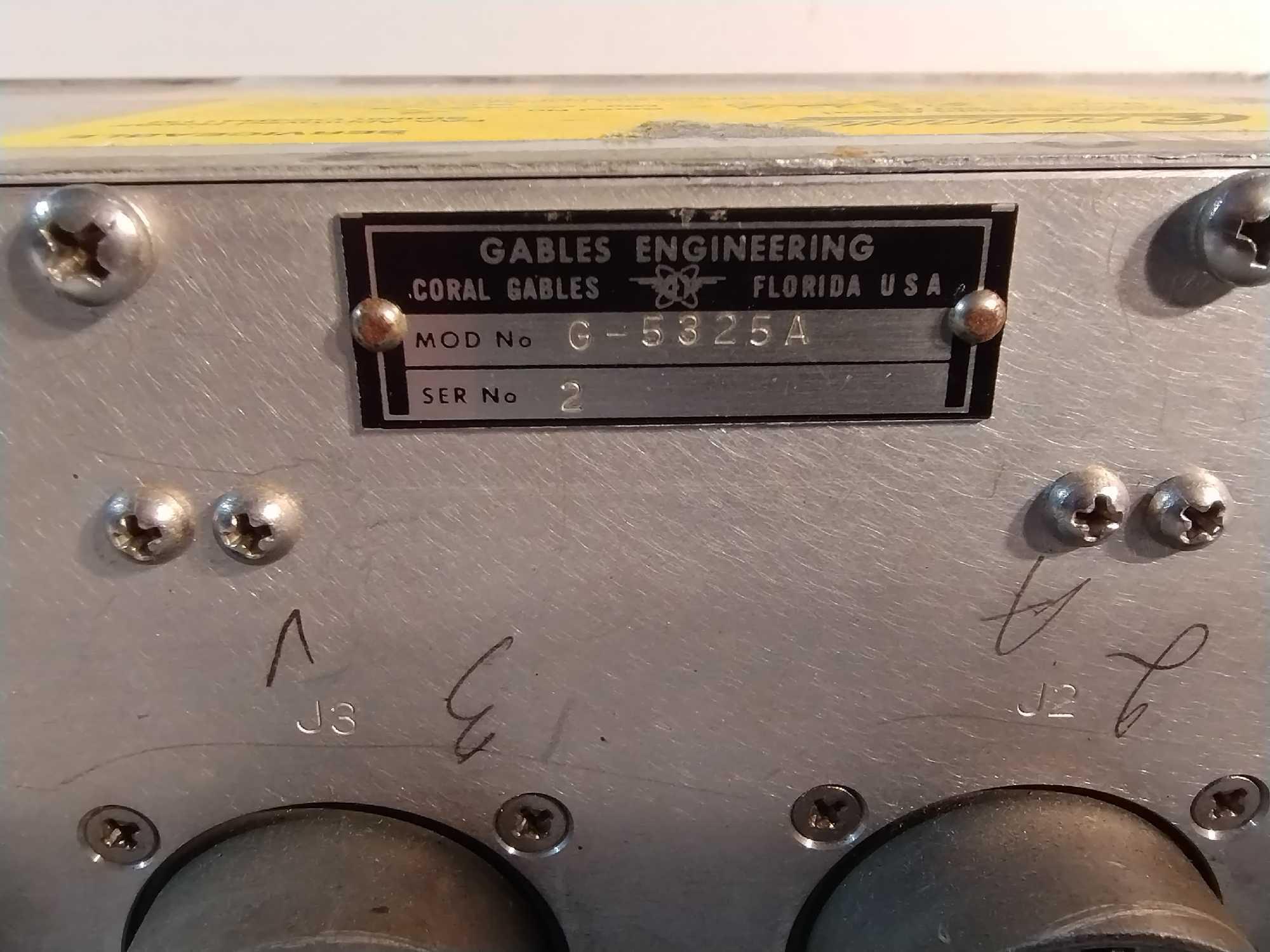 CABLES RADIO CONTROL PANELS G-5325A, G-6136B, G-4118, G-4501A, G-5717A, G-5708A (INSPECTED), G-5334