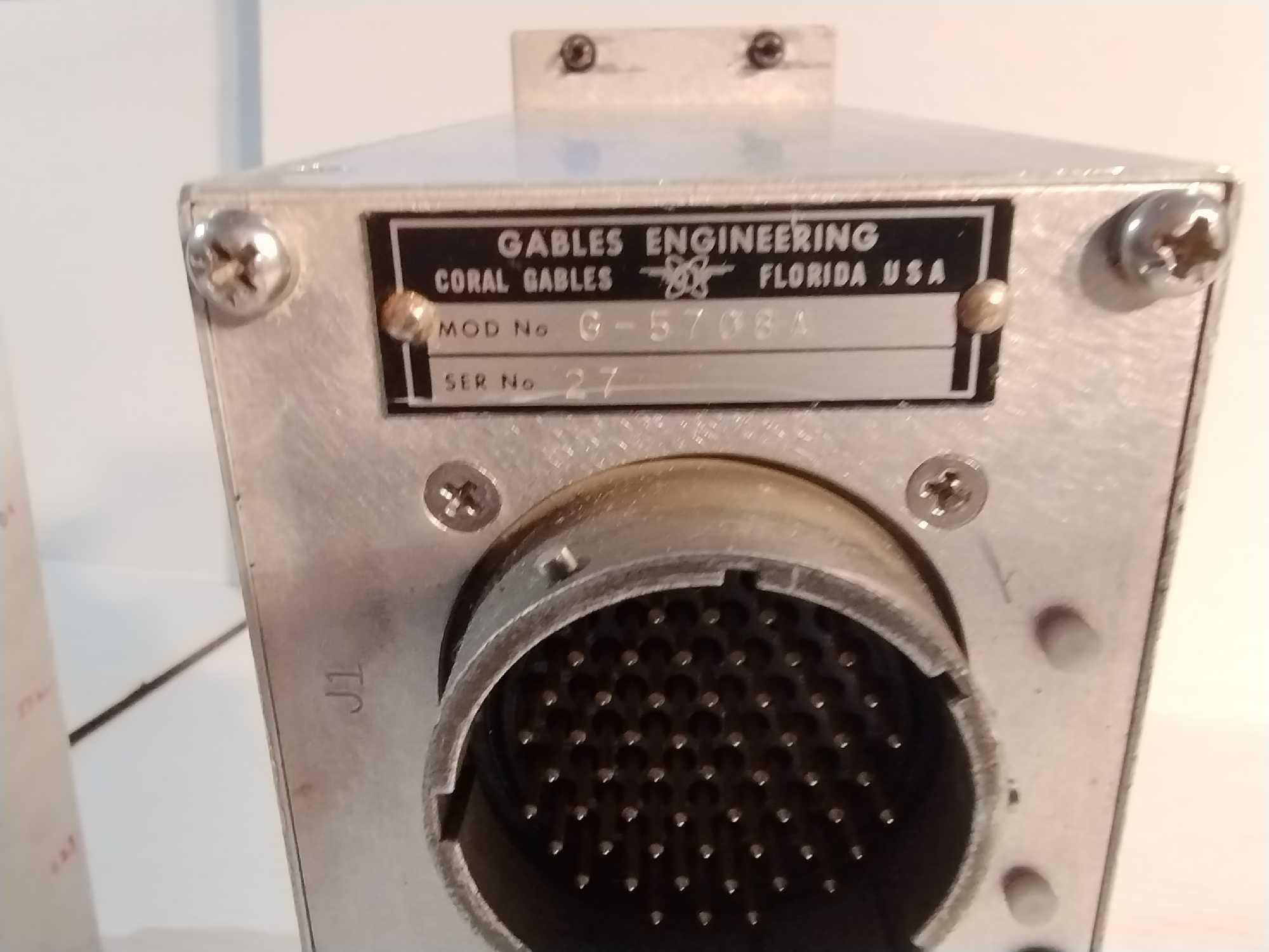 CABLES RADIO CONTROL PANELS G-5325A, G-6136B, G-4118, G-4501A, G-5717A, G-5708A (INSPECTED), G-5334