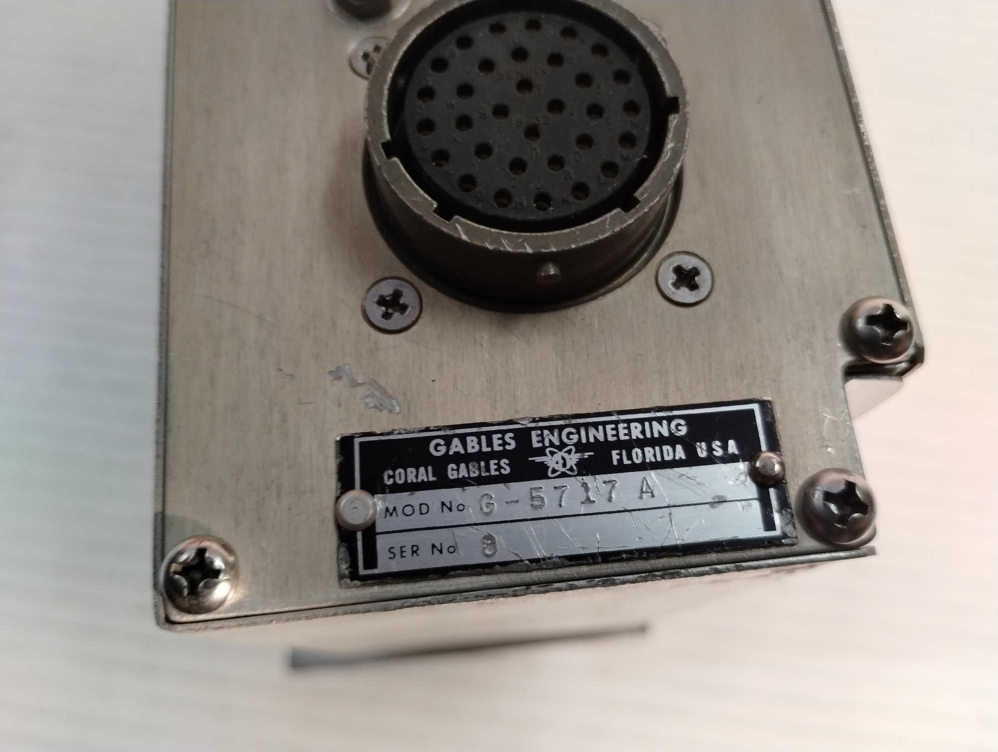 CABLES RADIO CONTROL PANELS G-5325A, G-6136B, G-4118, G-4501A, G-5717A, G-5708A (INSPECTED), G-5334