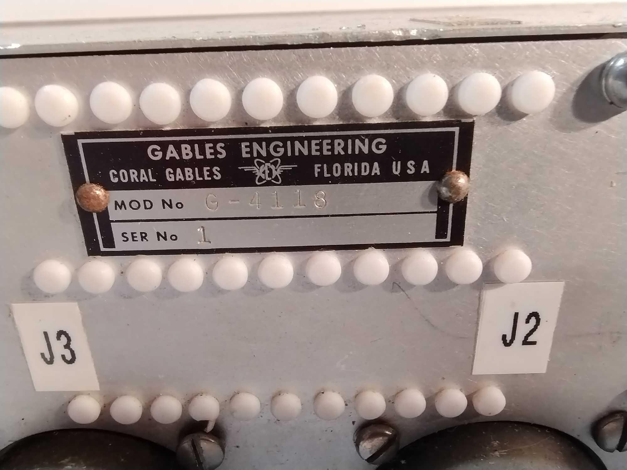 CABLES RADIO CONTROL PANELS G-5325A, G-6136B, G-4118, G-4501A, G-5717A, G-5708A (INSPECTED), G-5334