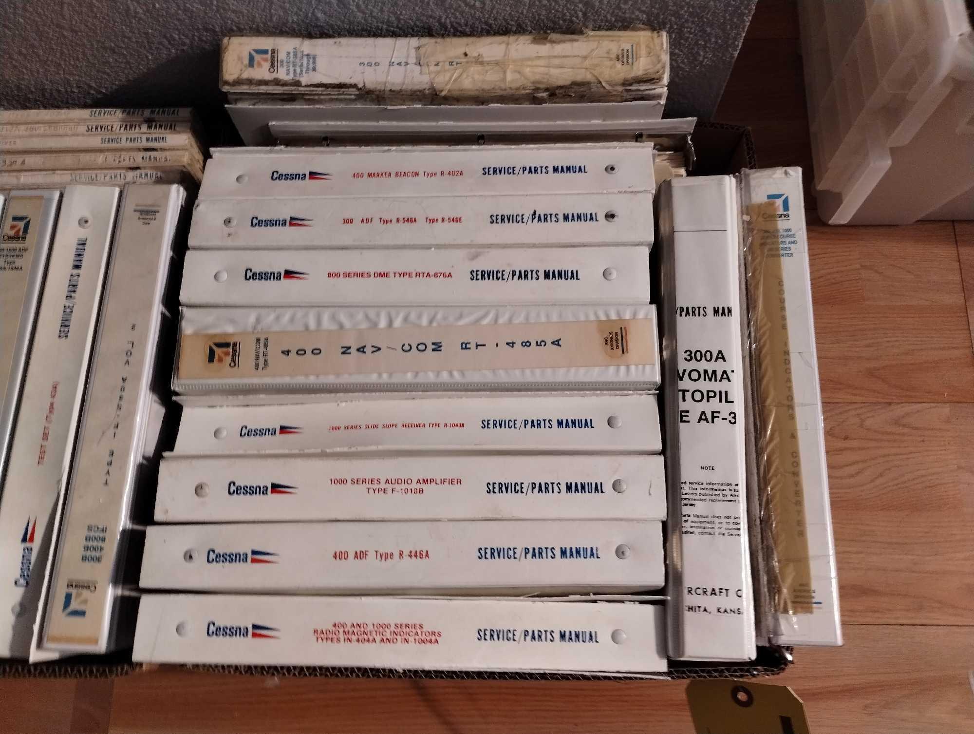 BOXES OF KING, BENDIX & CESSNA AVIONICS REPAIR MANUALS