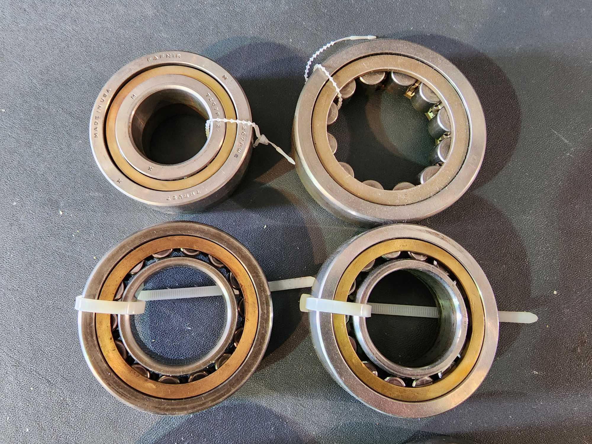BOXES OF USED 206 TRANSMISSION & SWASHPLATE BEARINGS