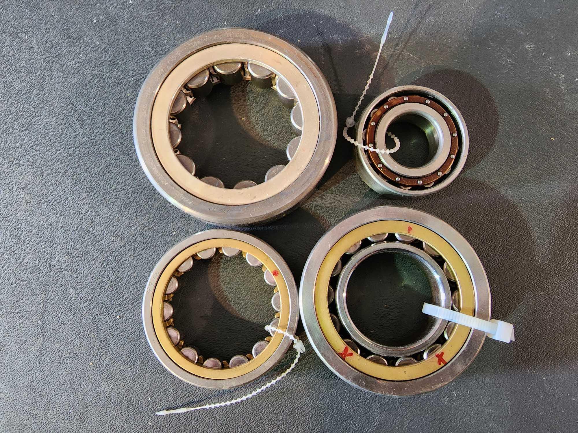 BOXES OF USED 206 TRANSMISSION & SWASHPLATE BEARINGS