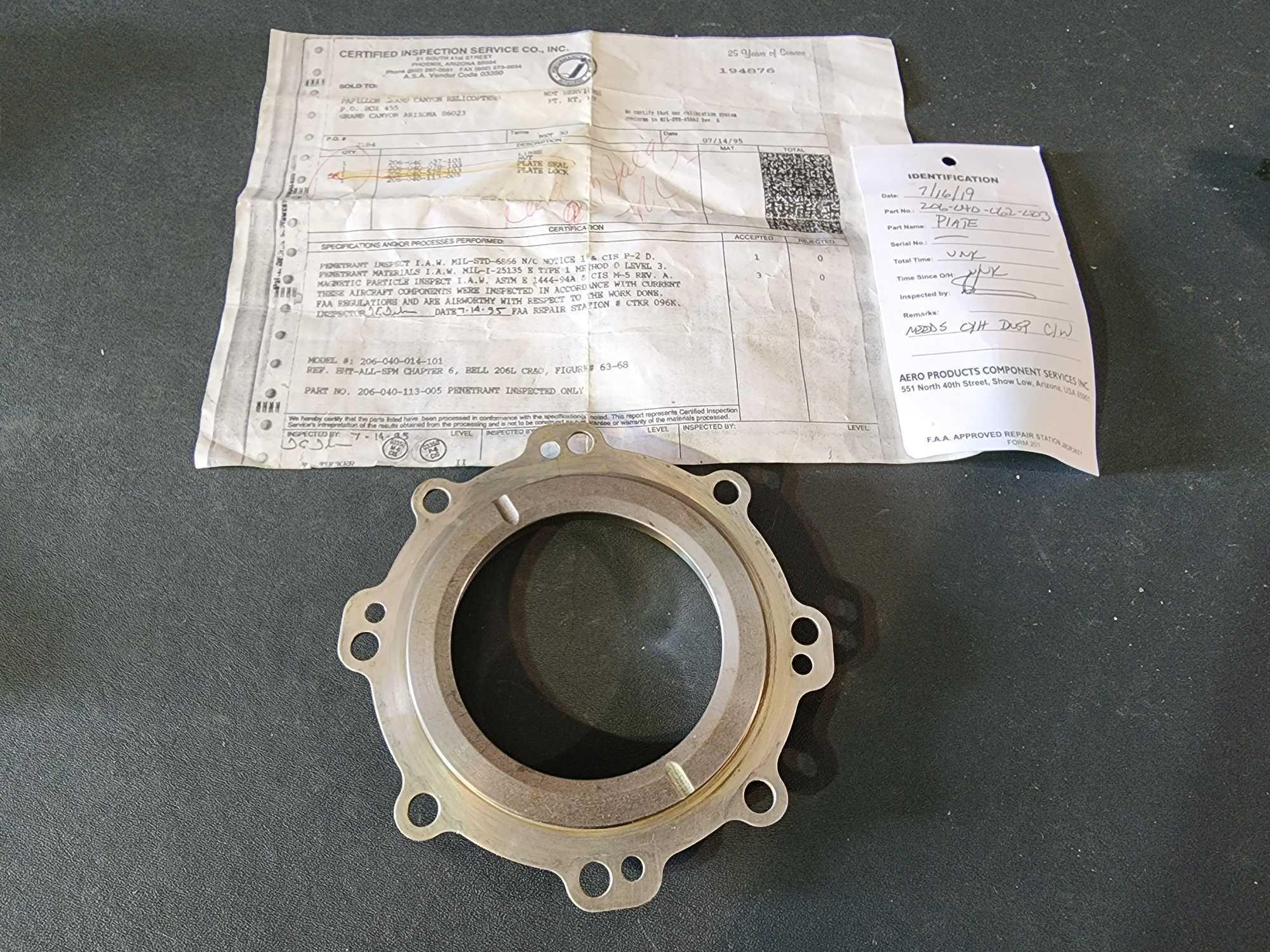 BOXES OF USED 206 TRANSMISSION & SWASHPLATE BEARINGS