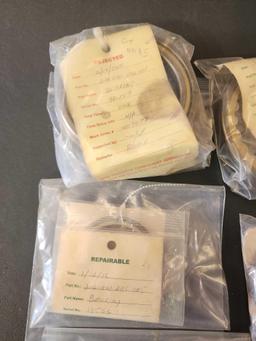 BOXES OF USED 206 TRANSMISSION & SWASHPLATE BEARINGS