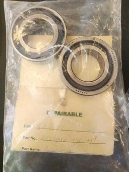 BOXES OF USED 206 TRANSMISSION & SWASHPLATE BEARINGS