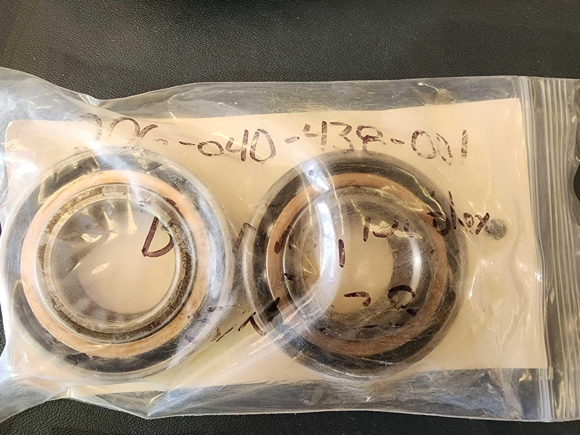 BOXES OF USED 206 TRANSMISSION & SWASHPLATE BEARINGS