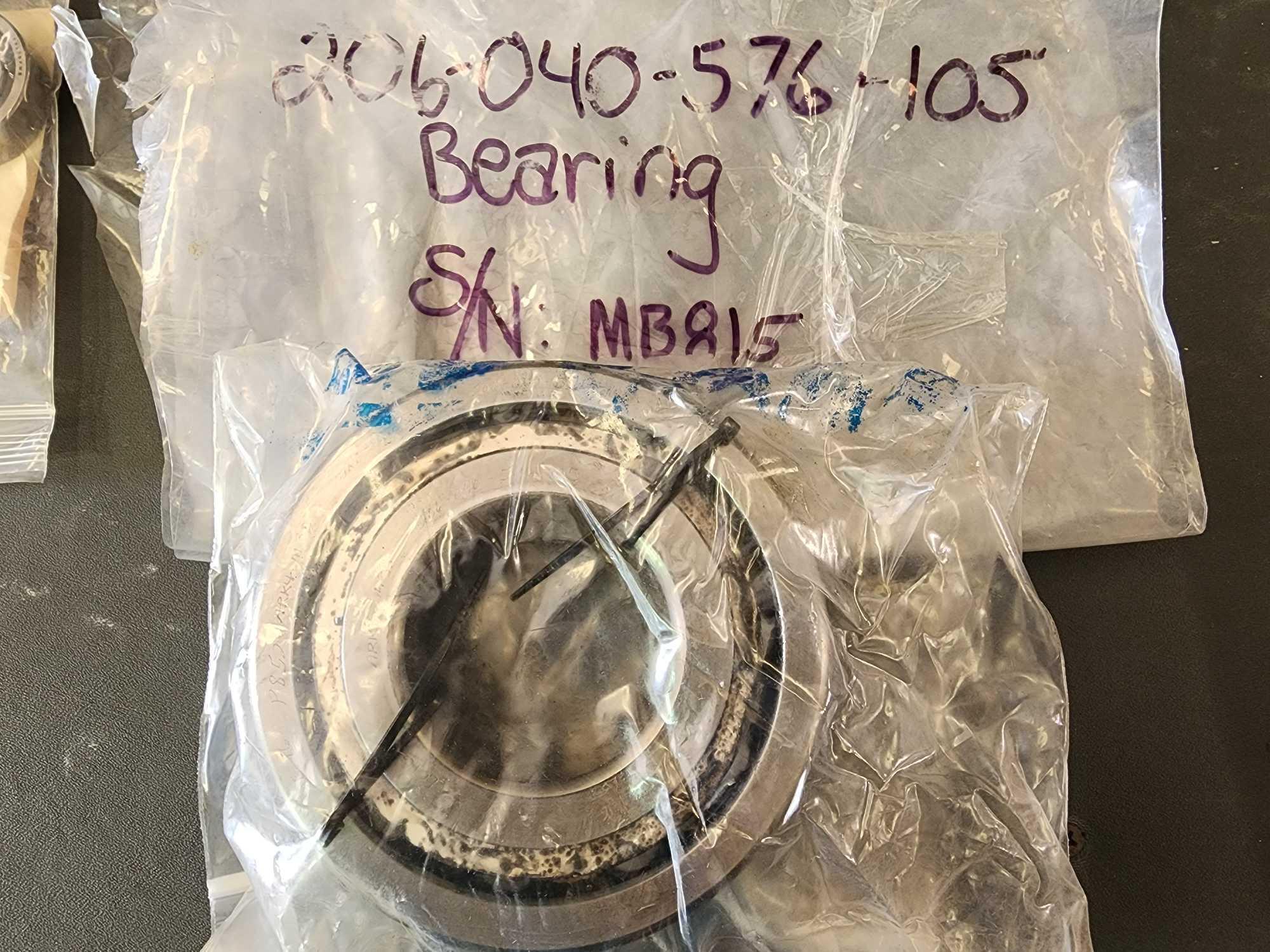 BOXES OF USED 206 TRANSMISSION & SWASHPLATE BEARINGS